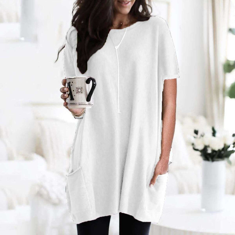 Elise - Afslappet top med lommer