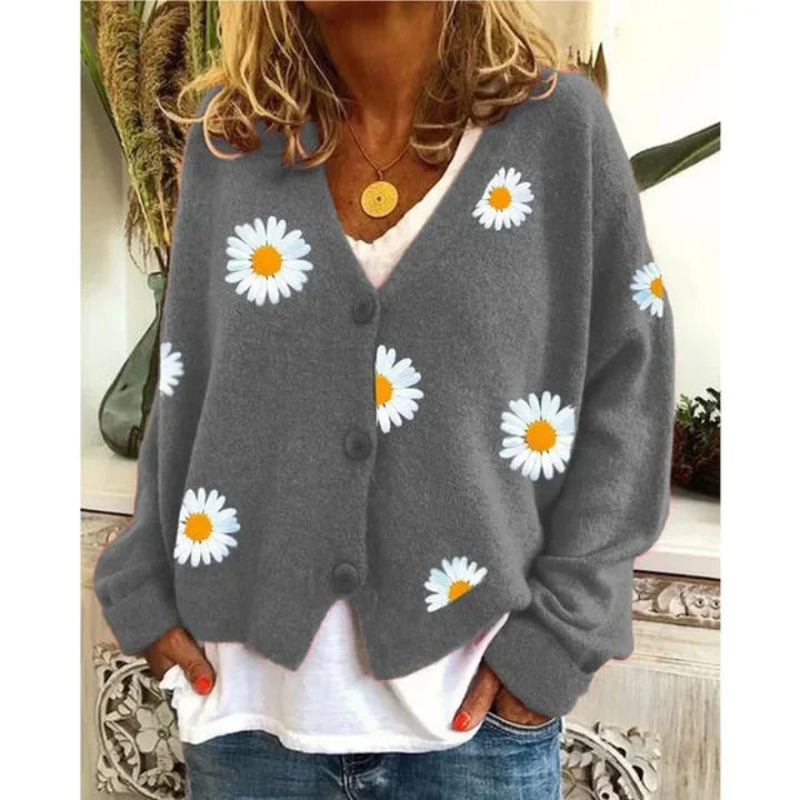 Theresia - Broderet cardigan