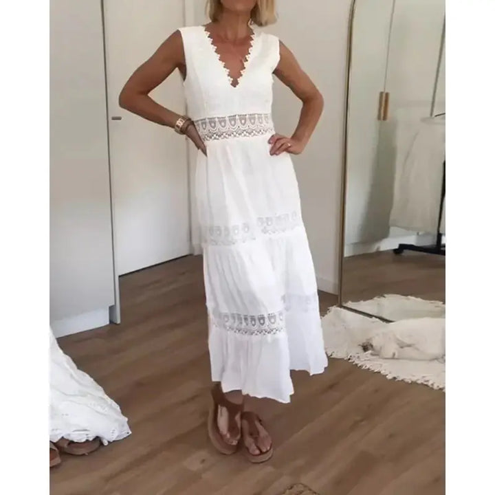 Thyra - Lang og elegant sommerkjole