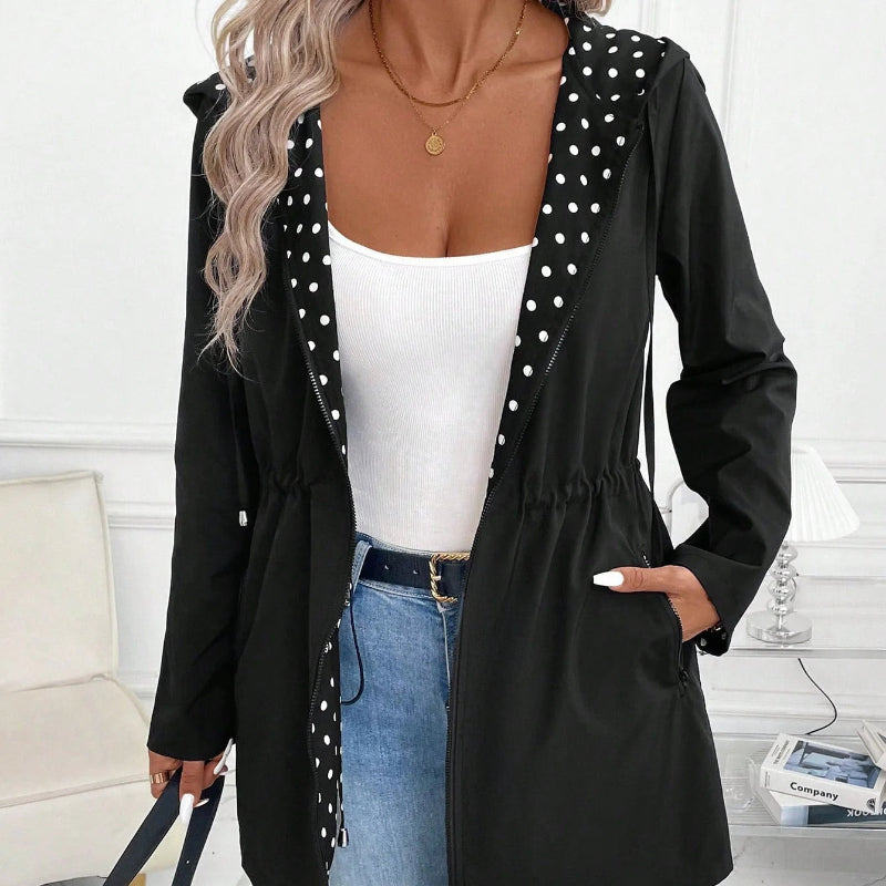 Brenda - 2-i-1 vendbar jakke med hætte