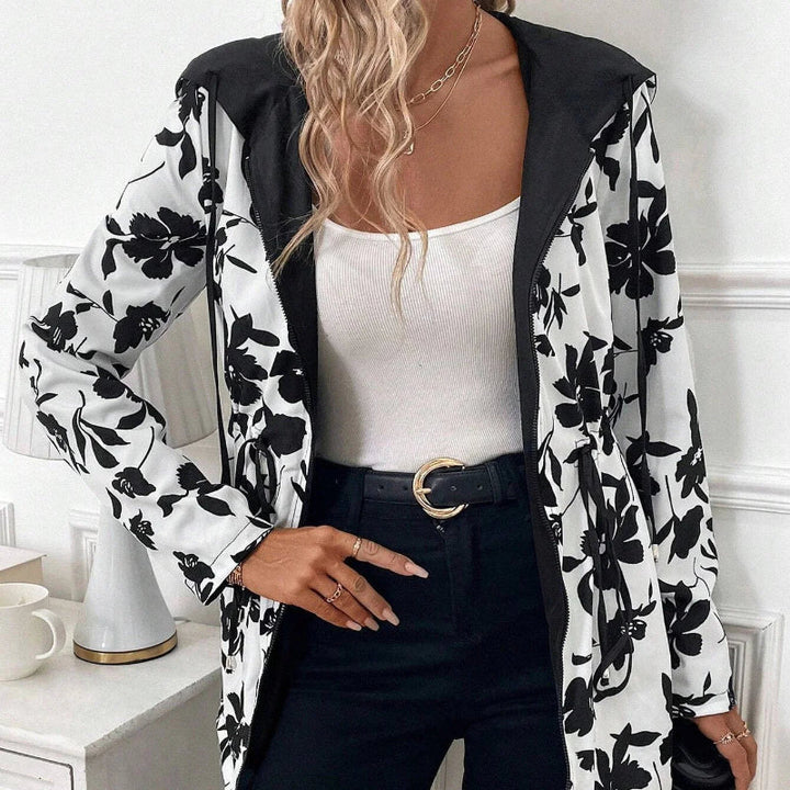 Brenda - 2-i-1 vendbar jakke med hætte